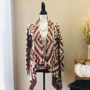Beautiful Tribal Print Cardigan Sweater🍁